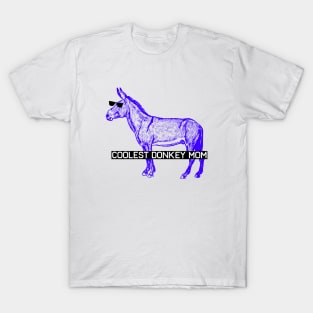 Coolest donkey mom donkey mama swaggy T-Shirt